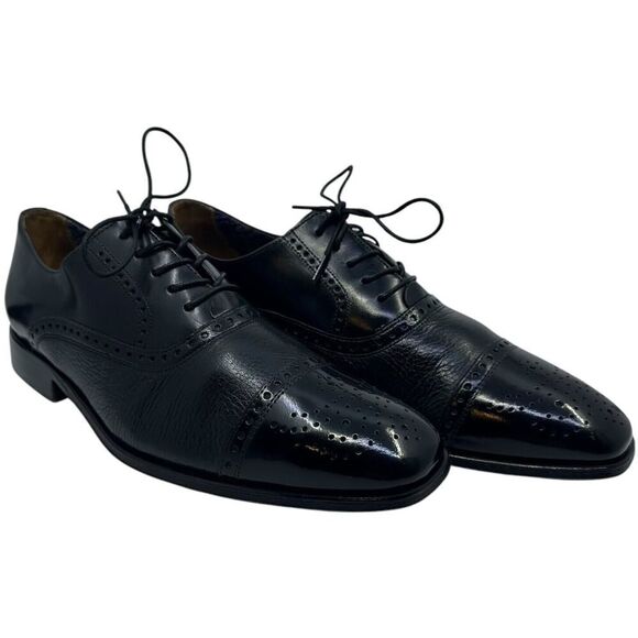 Florsheim Imperial Bio Comfort Mens Shoes Black Leather Oxfords 10D 12031 Preown main image 6